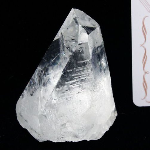 レムリアンシード水晶原石 ミナスジェライス州コリント産 ※証明書付き[T370-4442]