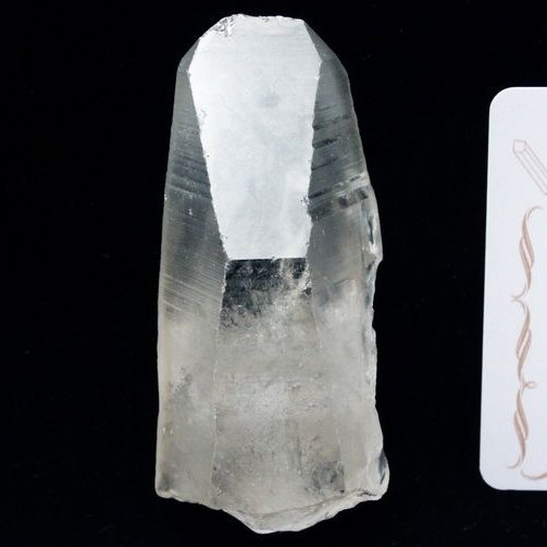 レムリアンシード水晶原石 ミナスジェライス州コリント産 ※証明書付き[T370-4492]