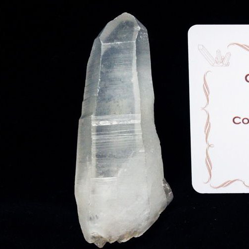 レムリアンシード水晶原石 ミナスジェライス州コリント産 ※証明書付き[T370-4496]