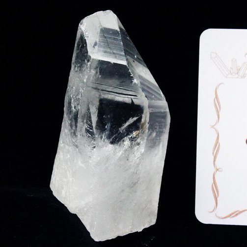 レムリアンシード水晶原石 ミナスジェライス州コリント産 ※証明書付き[T370-4503]