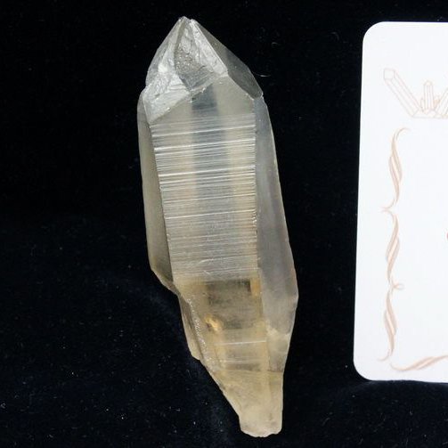 シトリン レムリアンシード水晶原石 ミナスジェライス州コリント産 ※証明書付き[T370-4520]