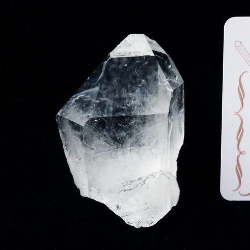 レムリアンシード水晶原石 ミナスジェライス州コリント産 ※証明書付き[T370-4533]