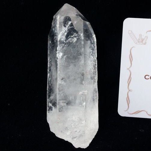 レムリアンシード水晶原石 ミナスジェライス州コリント産 ※証明書付き[T370-4559]