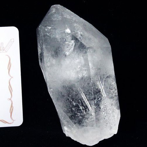 レムリアンシード水晶原石 ミナスジェライス州コリント産 ※証明書付き[T370-4583]