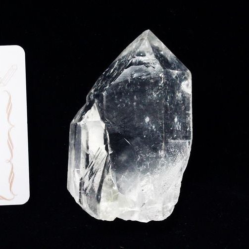 レムリアンシード水晶原石 ミナスジェライス州コリント産 ※証明書付き[T370-4590]