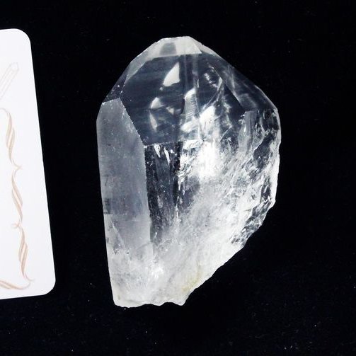 レムリアンシード水晶原石 ミナスジェライス州コリント産 ※証明書付き[T370-4593]