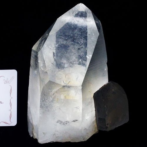 レムリアンシード水晶原石 ミナスジェライス州コリント産 ※証明書付き[T370-4603]