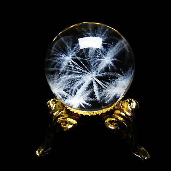 ホワイトスタークォーツ 丸玉 17mm [T371-2642]