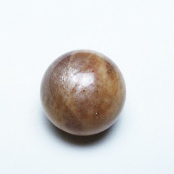 オレンジ ムーンストーン 丸玉 16mm [T371-2700]