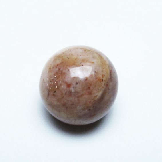 オレンジ ムーンストーン 丸玉 16mm [T371-2702]