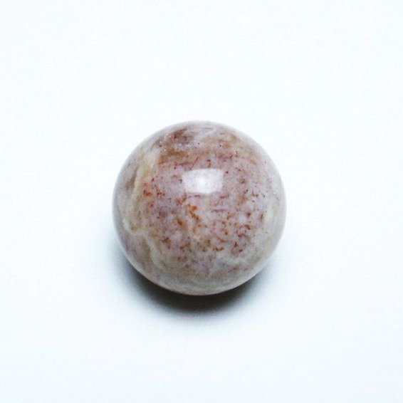 オレンジ ムーンストーン 丸玉 18mm [T371-2732]