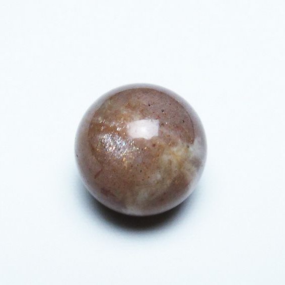 オレンジ ムーンストーン 丸玉 16mm [T371-2751]