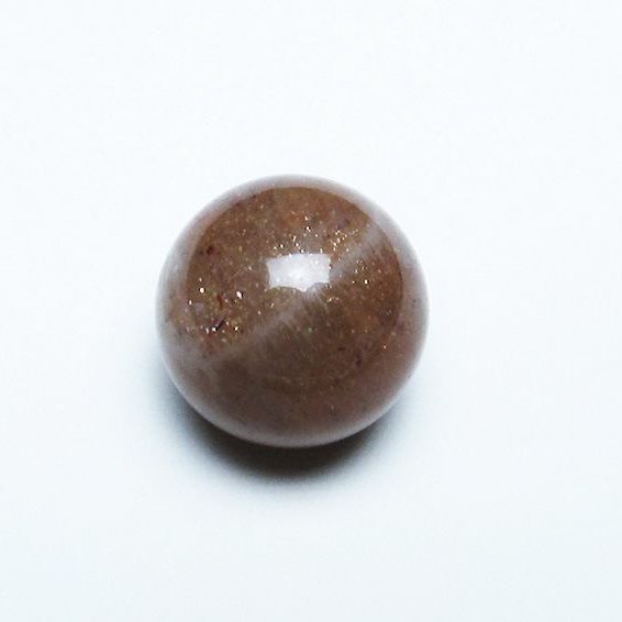 オレンジ ムーンストーン 丸玉 16mm [T371-2758]