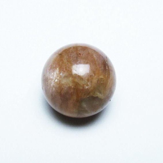 オレンジ ムーンストーン 丸玉 16mm [T371-2760]