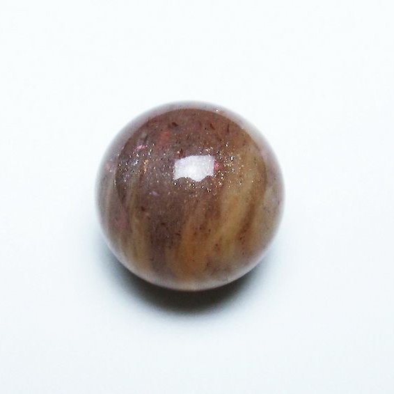 オレンジ ムーンストーン 丸玉 16mm [T371-2764]