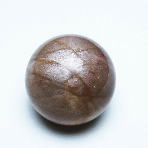 オレンジ ムーンストーン 丸玉 23mm [T371-2885]