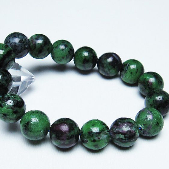 ルビーインゾイサイトブレスレット 14mm [T372-2902]