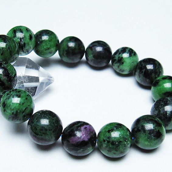 ルビーインゾイサイトブレスレット 15mm [T372-2911]