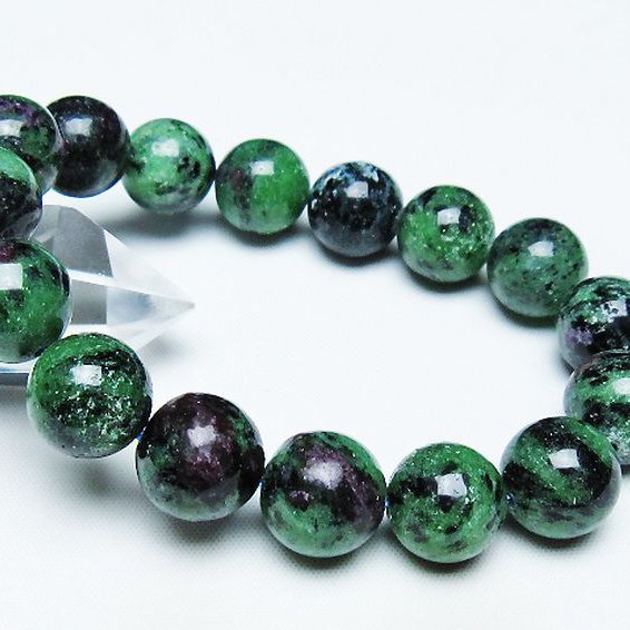 ルビーインゾイサイトブレスレット 14mm [T372-3356]