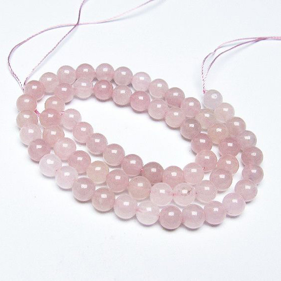 パワーストーン  ローズクォーツ一連6mm[T374-1905]