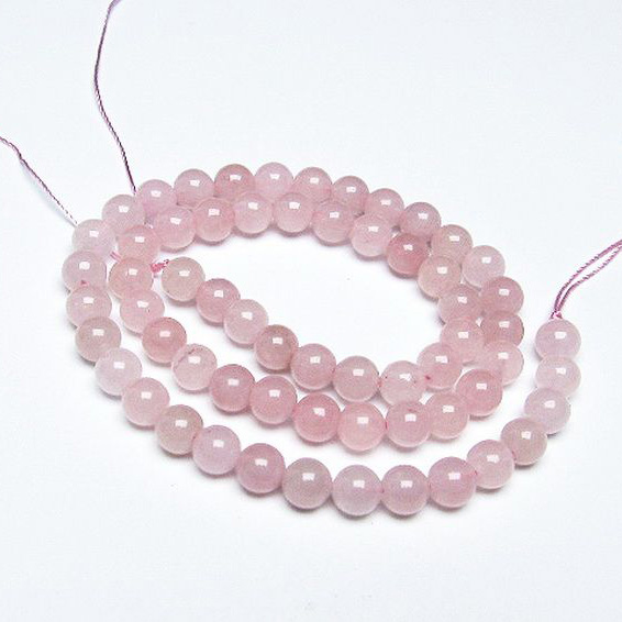 パワーストーン  ローズクォーツ一連7mm[T374-1981]