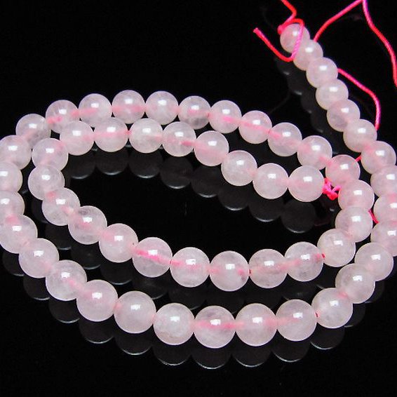 ローズクォーツ一連 7mm ビーズ [t374-2261]