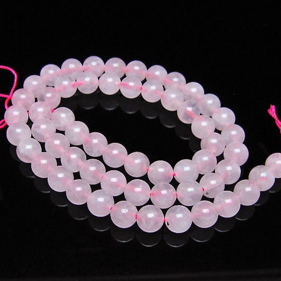 ローズクォーツ一連 7mm ビーズ [t374-2294]