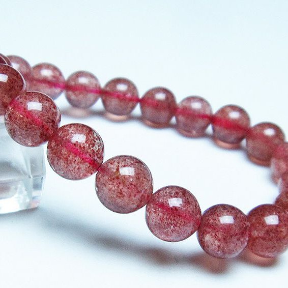 アフリカンストロベリークォーツブレスレット 10mm [T381-2165]