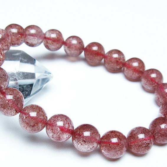 アフリカンストロベリークォーツブレスレット 10mm [T381-2466]