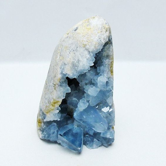 セレスタイト天青石原石[T385-14629]