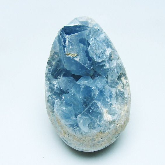 セレスタイト天青石原石 [t385-14745]