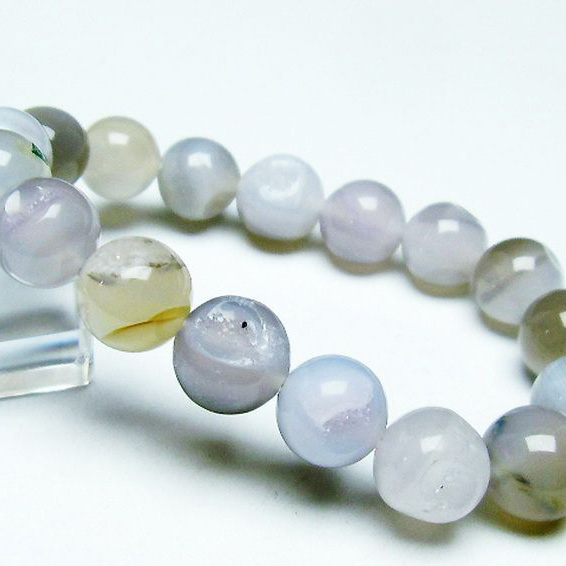 アゲート笑口ブレスレット 12mm [T39-2474]