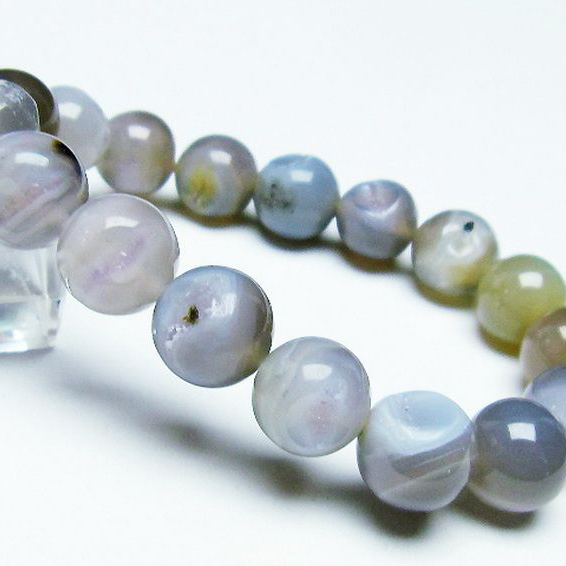 アゲート笑口ブレスレット 12mm [T39-2478]