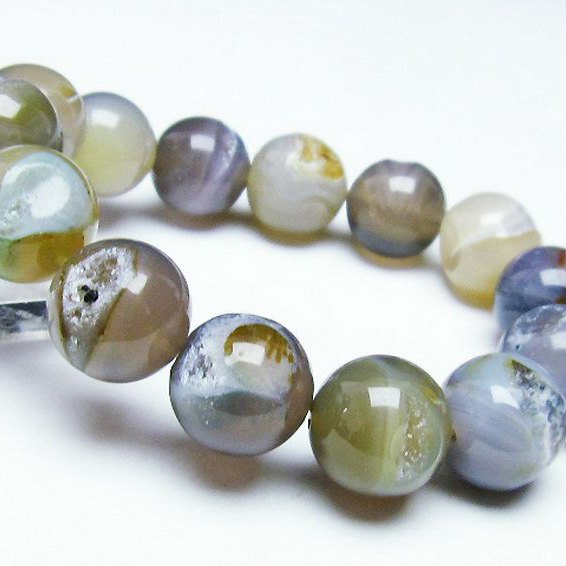 アゲート笑口ブレスレット 16mm [T39-2647]