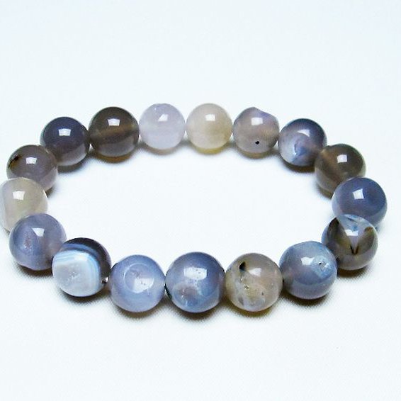 アゲート笑口ブレスレット 12mm [T39-2852]