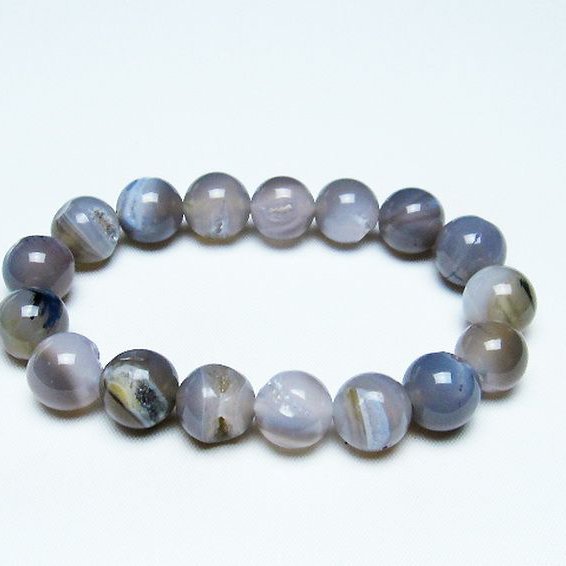 アゲート笑口ブレスレット 12mm [T39-2884]