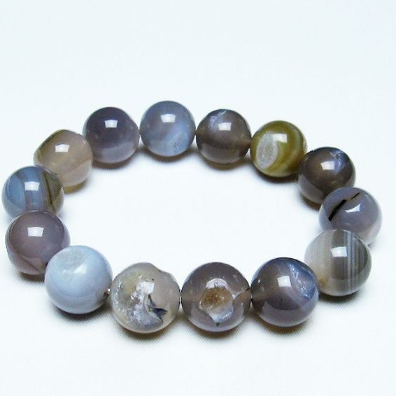 アゲート笑口ブレスレット 16mm [T39-2959]