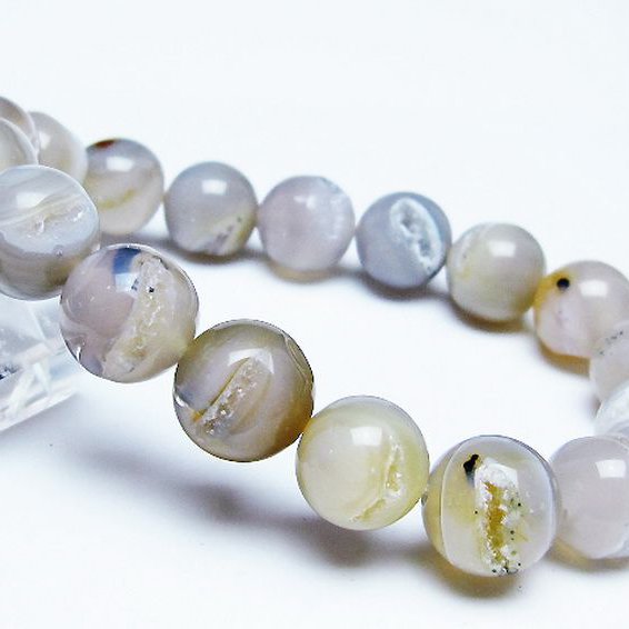 アゲート笑口ブレスレット 12mm [T39-3143]