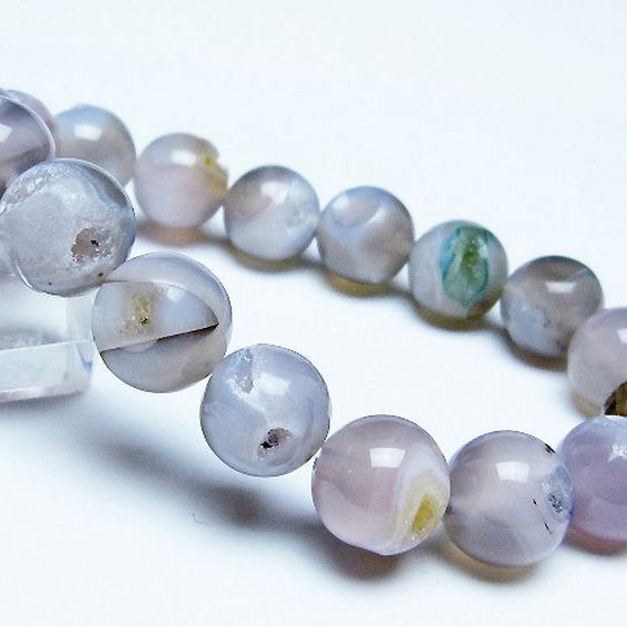 アゲート笑口ブレスレット 12mm [T39-3157]