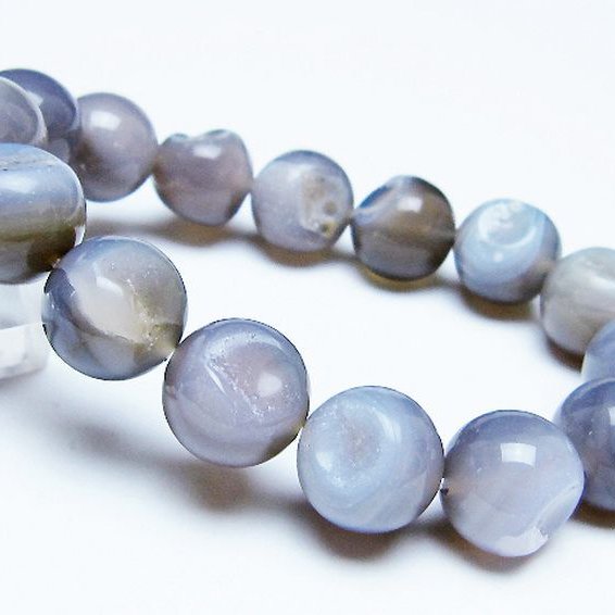 アゲート笑口ブレスレット 14mm [T39-3221]