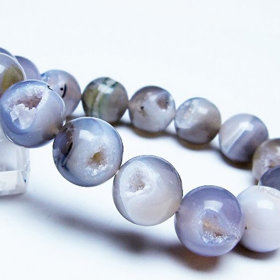 アゲート笑口ブレスレット 14mm [T39-3245]