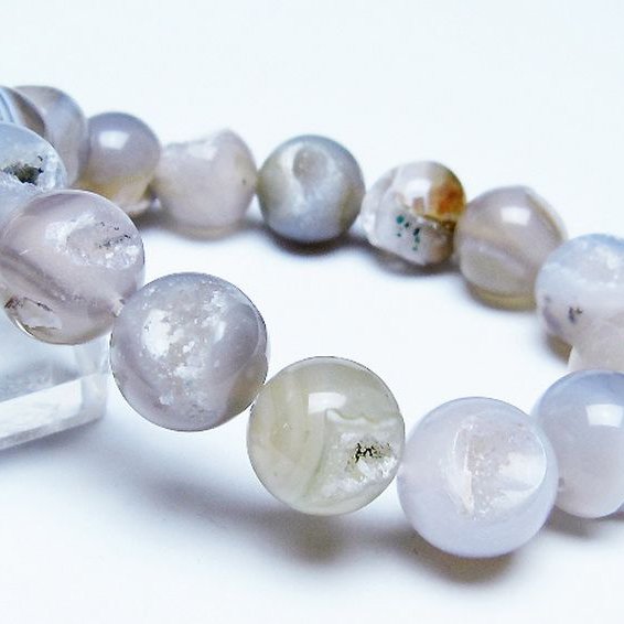 アゲート笑口ブレスレット 14mm [T39-3250]