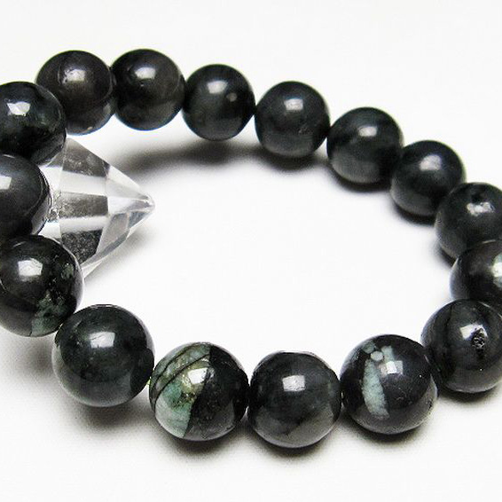 エメラルドブレスレット13mm[T398-8776]