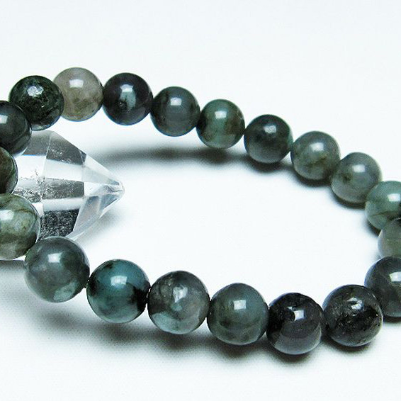 パワーストーン 天然石 エメラルドブレスレット 10mm [T398-8872]