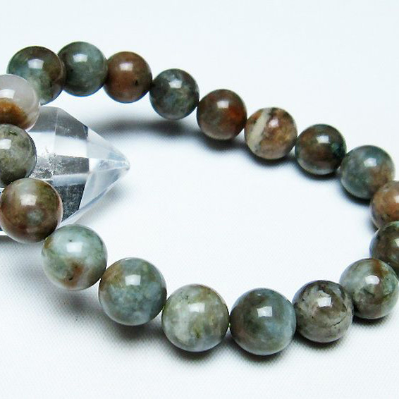 パワーストーン 天然石 エメラルドブレスレット 11mm [T398-9196]