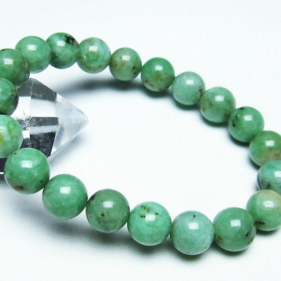 エメラルドブレスレット9mm[T402-3315]