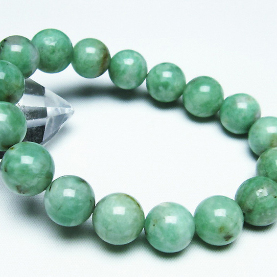 エメラルドブレスレット12mm[T402-3327]