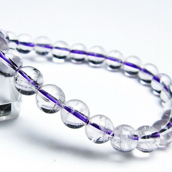 アメジストブレスレット 8mm [T403-17359]