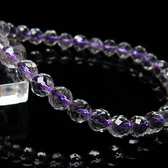 アメジストブレスレット6mm[T404-702]