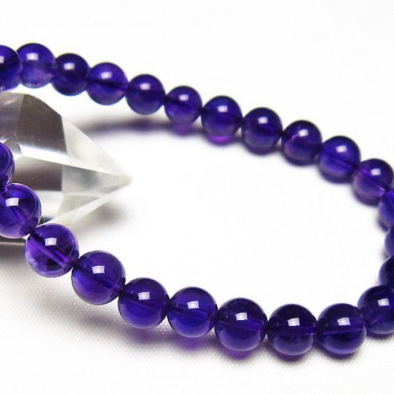 アメジストブレスレット 7mm [t406-3743]